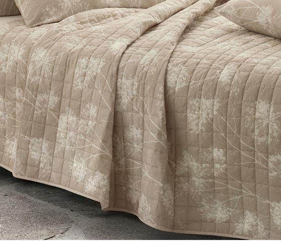 Trapunta Singola Foppapedretti Notte & Natura - Onda Pesca, Cotone Percalle 200 Fili, Made In Italy - Foto 10