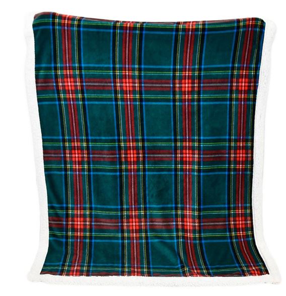 DAUNEX Plaid pile Morbidotto light 130x160 Verde