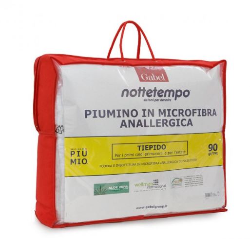 GABEL Piumone sintetico microfibra 90 gr 155x205 Bianco Singolo