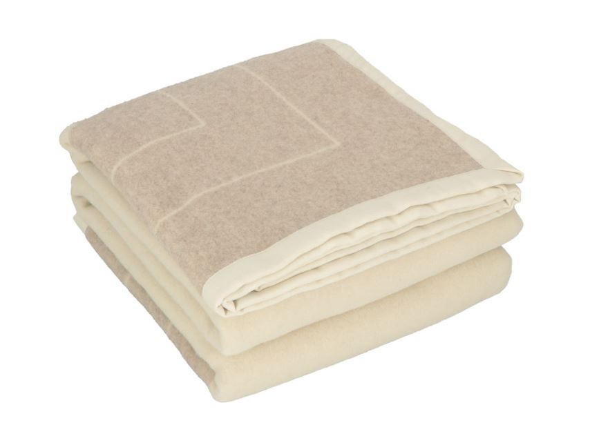 SOMMA Coperta lana Swan 230x250 Beige Matrimoniale