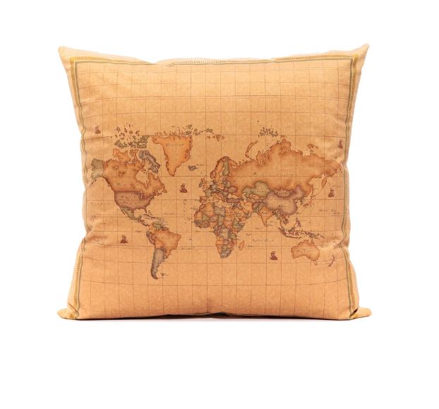 ALVIERO MARTINI Cuscino arredo Geo clasic world 50x50