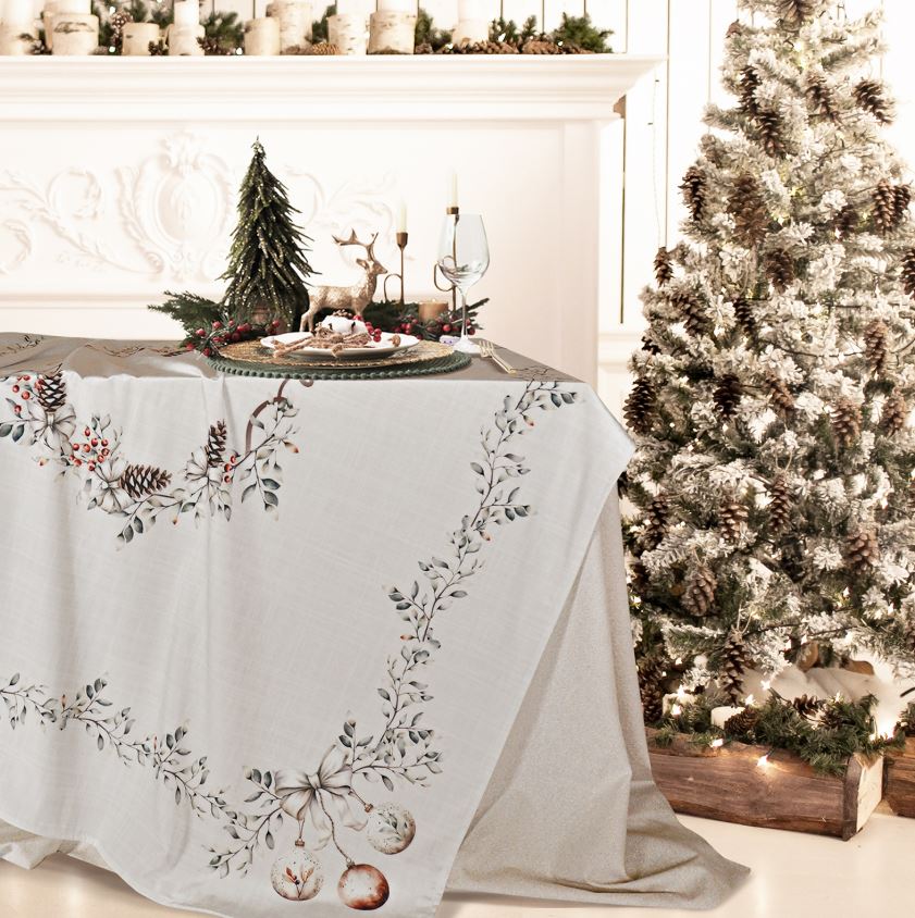 ANVERSA Tovaglia Winter gold 25 150x270