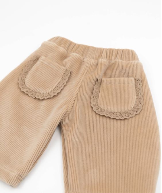 BAMBOOM Pantalone bimbo Curderoy Mocha sand