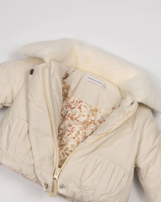 BAMBOOM Giacca bimbo Giacca bimba con colletto Warm white