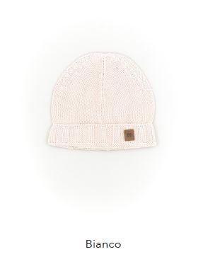 BAMBOOM Cappellino nascita Bianco