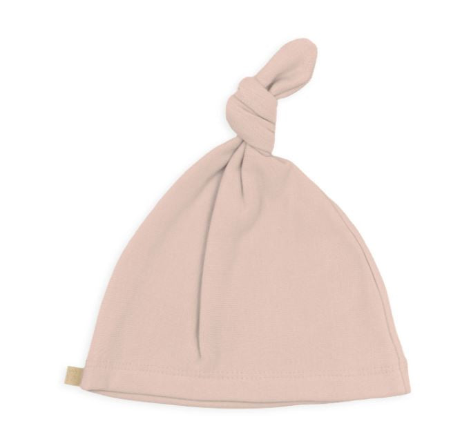 BAMBOOM Cappellino nascita Pure neonato con nodo Vintage pink