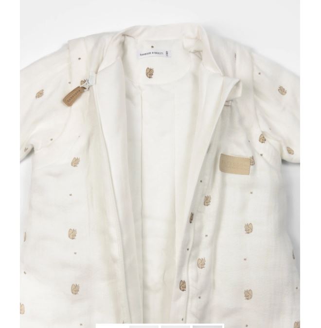 BAMBOOM Sacco nanna Mini con maniche e piedini tog 2.2 Farm streap