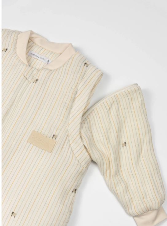 BAMBOOM Sacco nanna Neonato combi con maniche e piedini tog 2.2 Farm streap