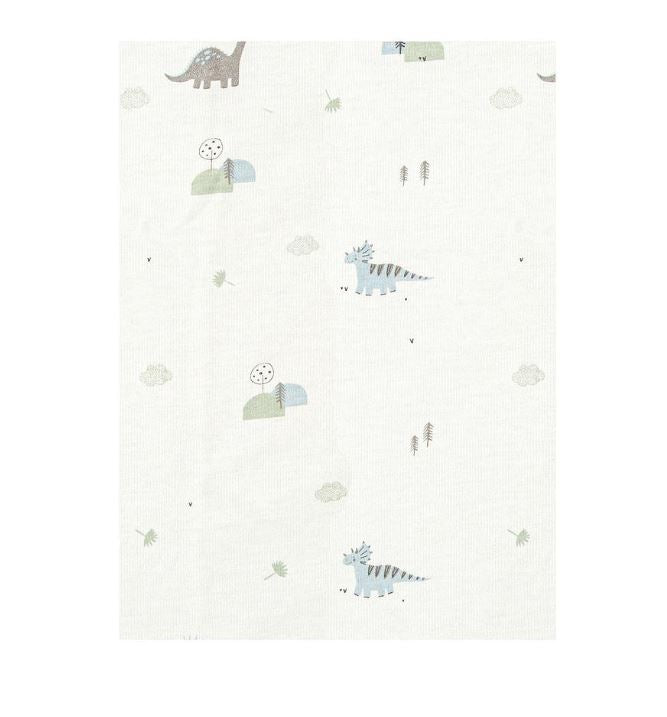 BIMBIDREAMS Sotto con angoli Trex maglia 50x80 Bianco/verde Carrozzina