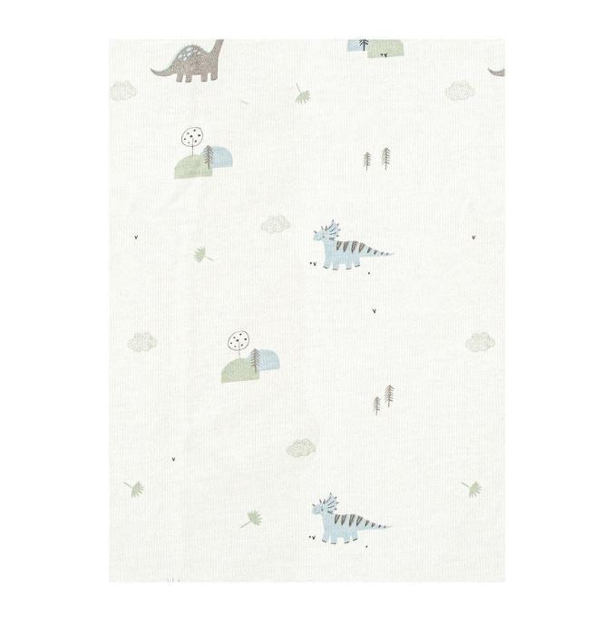 BIMBIDREAMS Sotto con angoli Trex maglia 60x120 Bianco/verde Lettino con sbarre