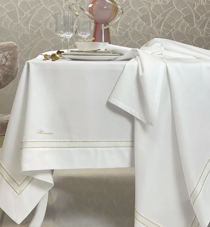 BLUMARINE Tovaglia Bistrot Oro Rettangolare