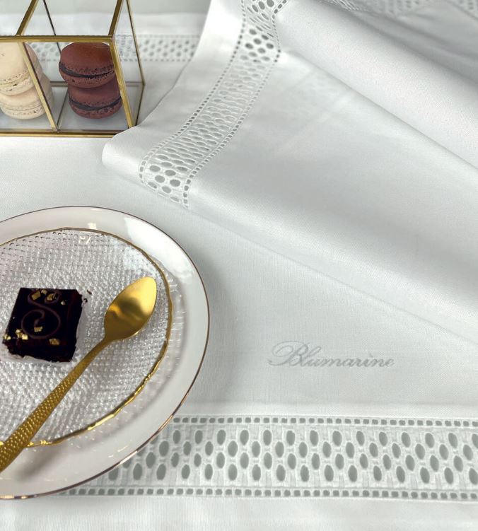 BLUMARINE Runner cucina Porcellana 50x150 Bianco Rettangolare