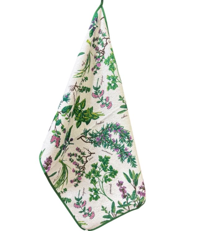 BOTTARO Strofinaccio Aromi 60x60 Verde Quadrato