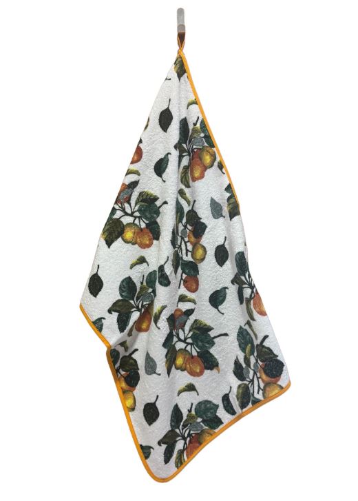 BOTTARO Strofinaccio Albicocche 60x60 Senape