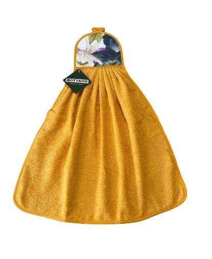 BOTTARO Asciughino Celine bordo trapuntato Ocra