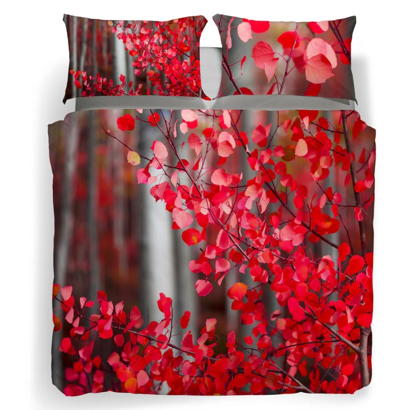 CALEFFI Completo copripiumone Autumn passion Unica Matrimoniale