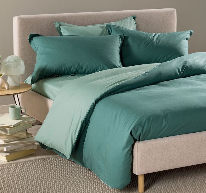 CALEFFI Completo copripiumone Vita double 2p Pavone Matrimoniale