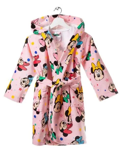 CALEFFI DISNEY Accappatoio bimbo Minnie fiocco Rosa