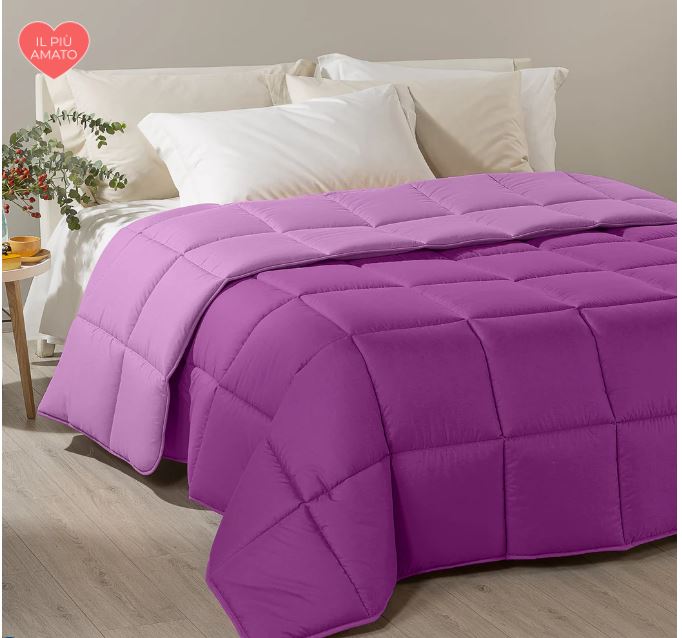 CALEFFI Trapunta Modern double face Ciclamino Singolo