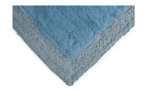 CAVALIERI Tappeto bagno Shade 60x90 con antiscivolo Azzurro/cenere