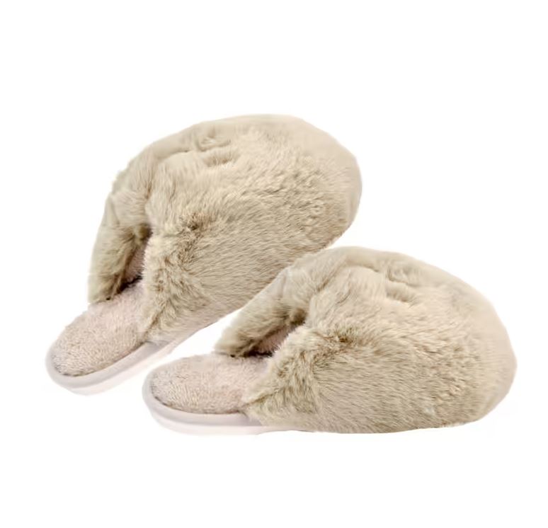 DAUNEX Pantofole donna Pouff pelliccia Naturale