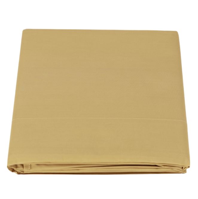 FAZZINI Lenzuolo sopra Arianna 260x295 Ocra Matrimoniale