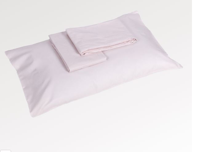 FAZZINI Completo letto bimbo Crochet Rosa/bianco Lettino con sbarre