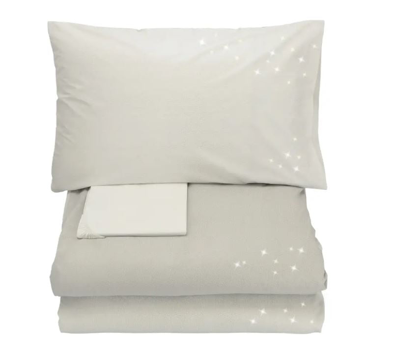 GABEL Completo copripiumone Chromo 250x205 Argento Matrimoniale