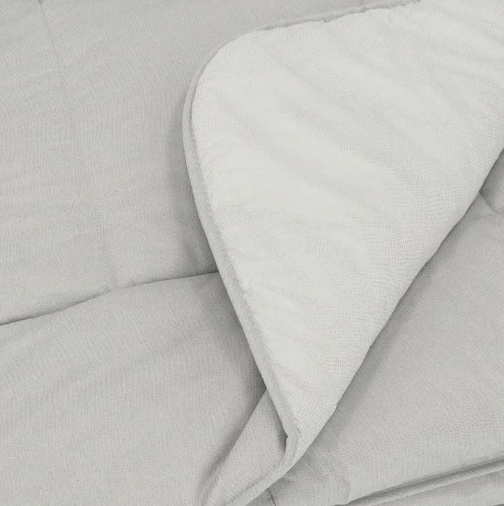 GABEL Trapunta Chromo 260x260 Argento Matrimoniale