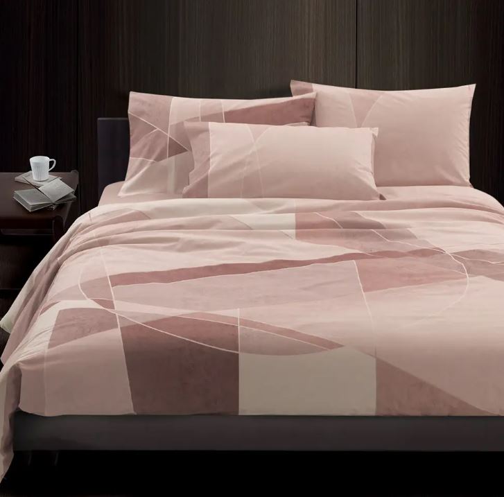 GABEL Parure copripiumoni Glass Terracotta Matrimoniale