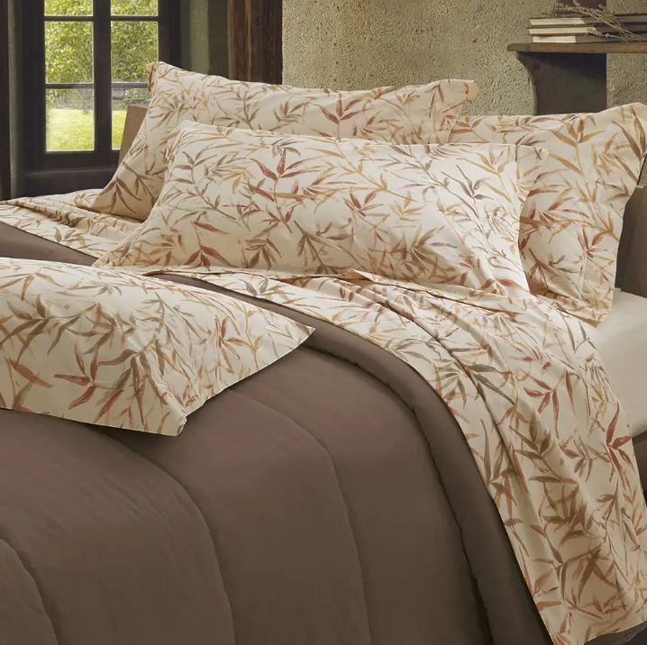 GABEL NATURAE Completo flanella Zenzero 250x295 Matrimoniale