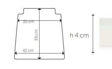 MAISON SUCRE'E cuscini sedia Ischia sfoderabile Verde