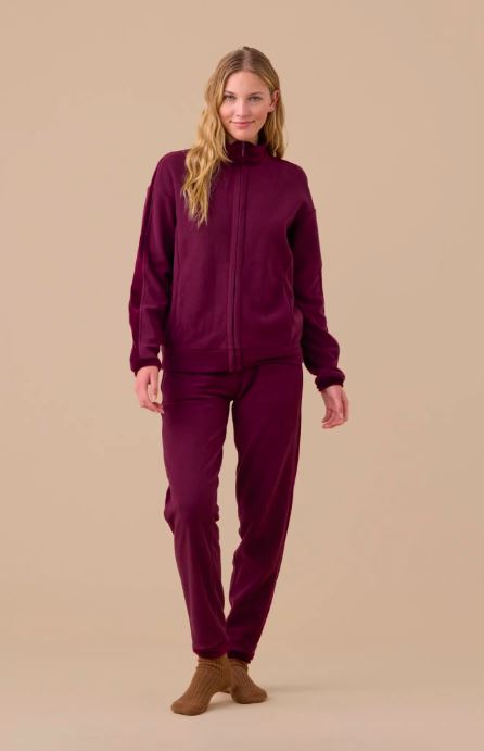 NOIDINOTTE Tuta camera donna Micropile Bordeaux