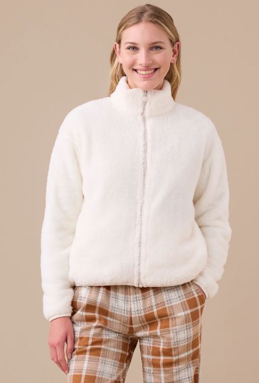 NOIDINOTTE Vestaglia donna con lampo Beige chiaro
