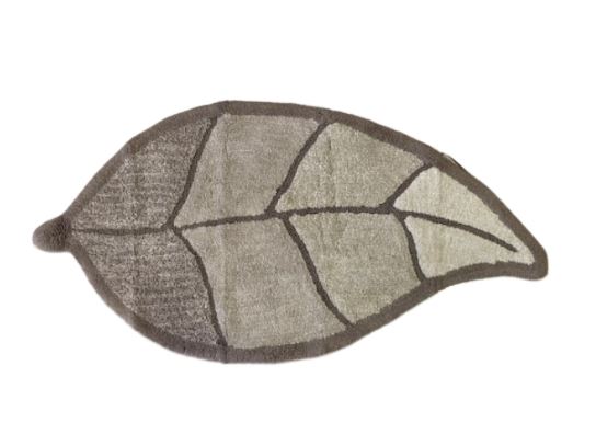PHP Tappeto bagno New degrade leaf antiscivolo 55x110 Naturale