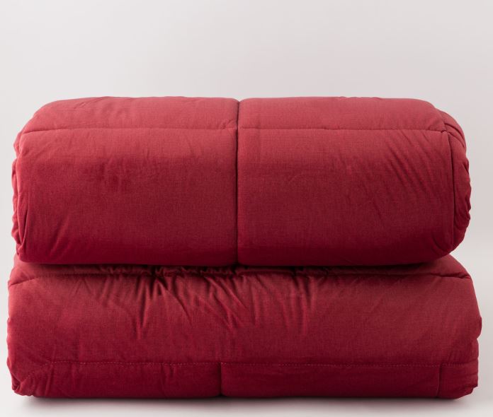 RIVIERA Trapunta Veloury velluto 2P Melograno Matrimoniale