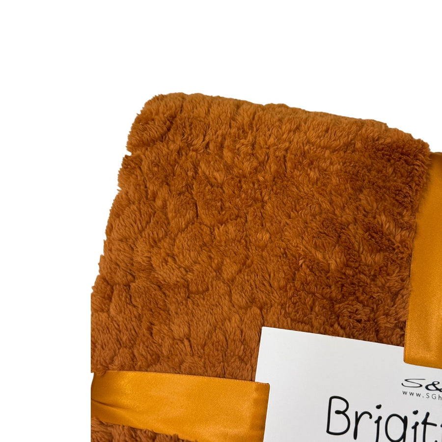 S&G Coperta pile Brigitte Mattone Singolo