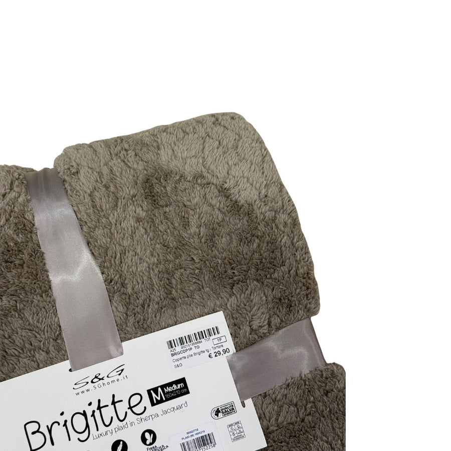 S&G Coperta pile Brigitte Tortora Singolo