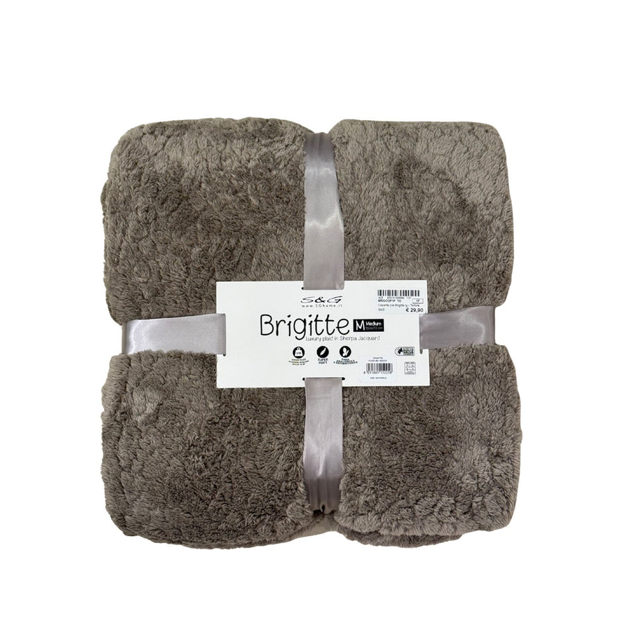 S&G Coperta pile Brigitte Tortora Singolo