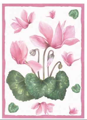 S&G Strofinaccio Bloom fiori 50x70 stampa digitale