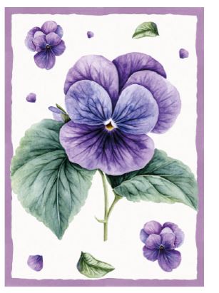 S&G Strofinaccio Bloom fiori 50x70 stampa digitale