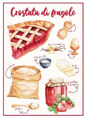 S&G Strofinaccio Cake dolci 50x70 stampa digitale