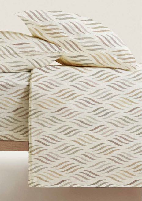 S&G Completo letto Luana percallino Naturale Matrimoniale