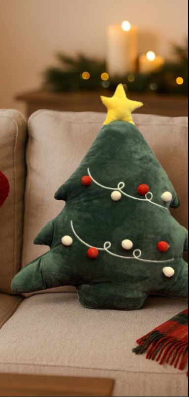 S&G Cuscino arredo Sprig sagomato Verde