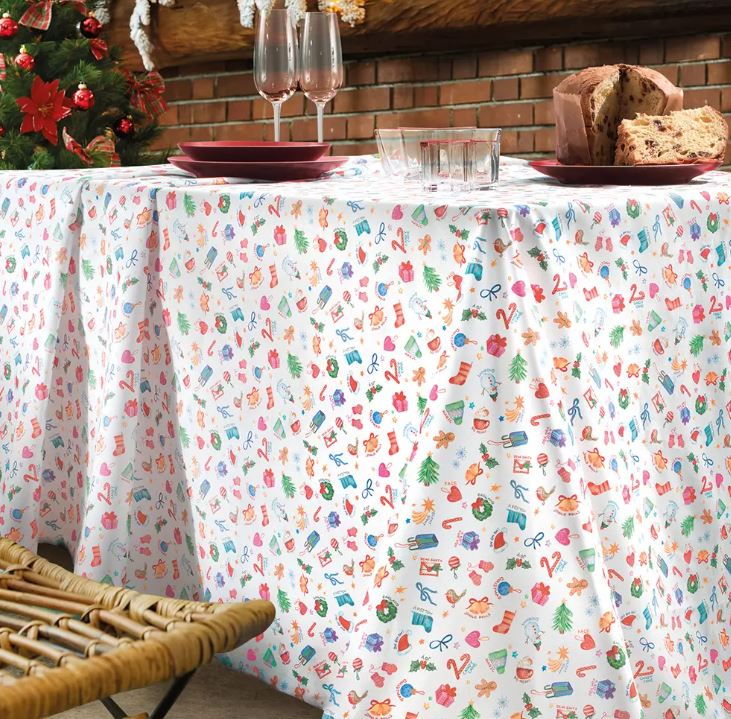 VALLESUSA Tovaglia Funny 150x220 Mulicolor Rettangolare