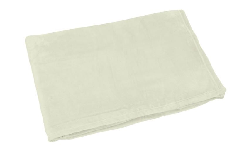 VALLESUSA Plaid pile Flannel maxi 200x230 Beige Matrimoniale