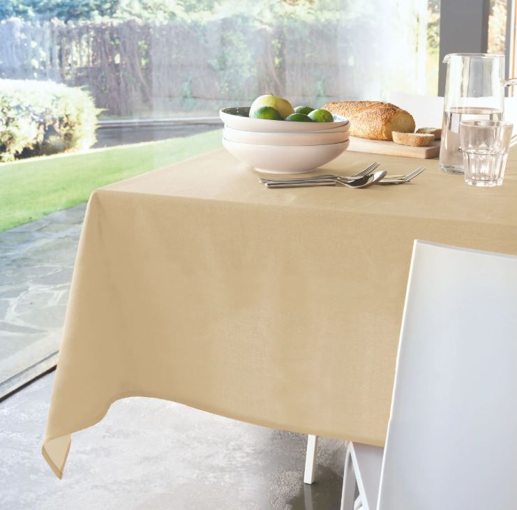 VALLESUSA Tovaglia antimacchia Smart resinata 150x270 Corda Rettangolare