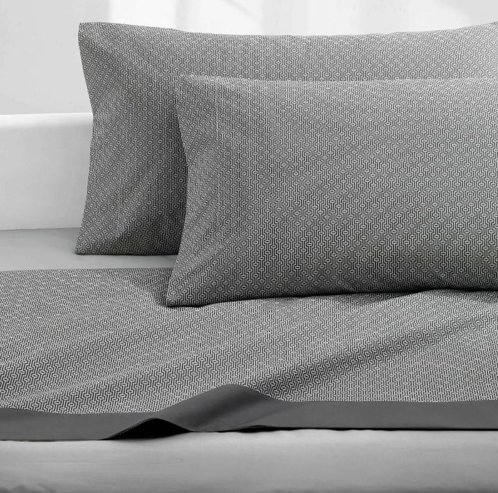 VALLESUSA Completo letto Toronto 200x280 2 federe Blu ottanio Piazza e mezza francese