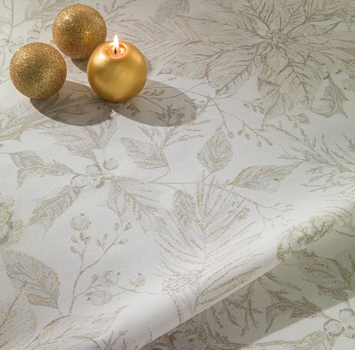 VALLESUSA Tovaglia Lumiere 150x360 Oro Rettangolare