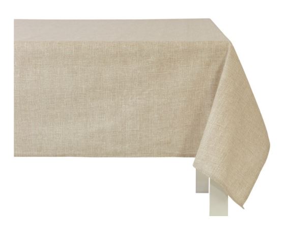 COTTON&COLOR Tovaglia antimacchia misura 140x240 Beige